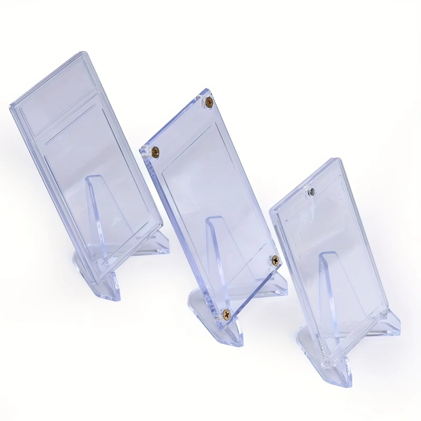 Magnetic Card Holder Base Fits 35PT Card Holder, Display Stand for Baseball Cards, Sports Cards, Trading Cards Displaying