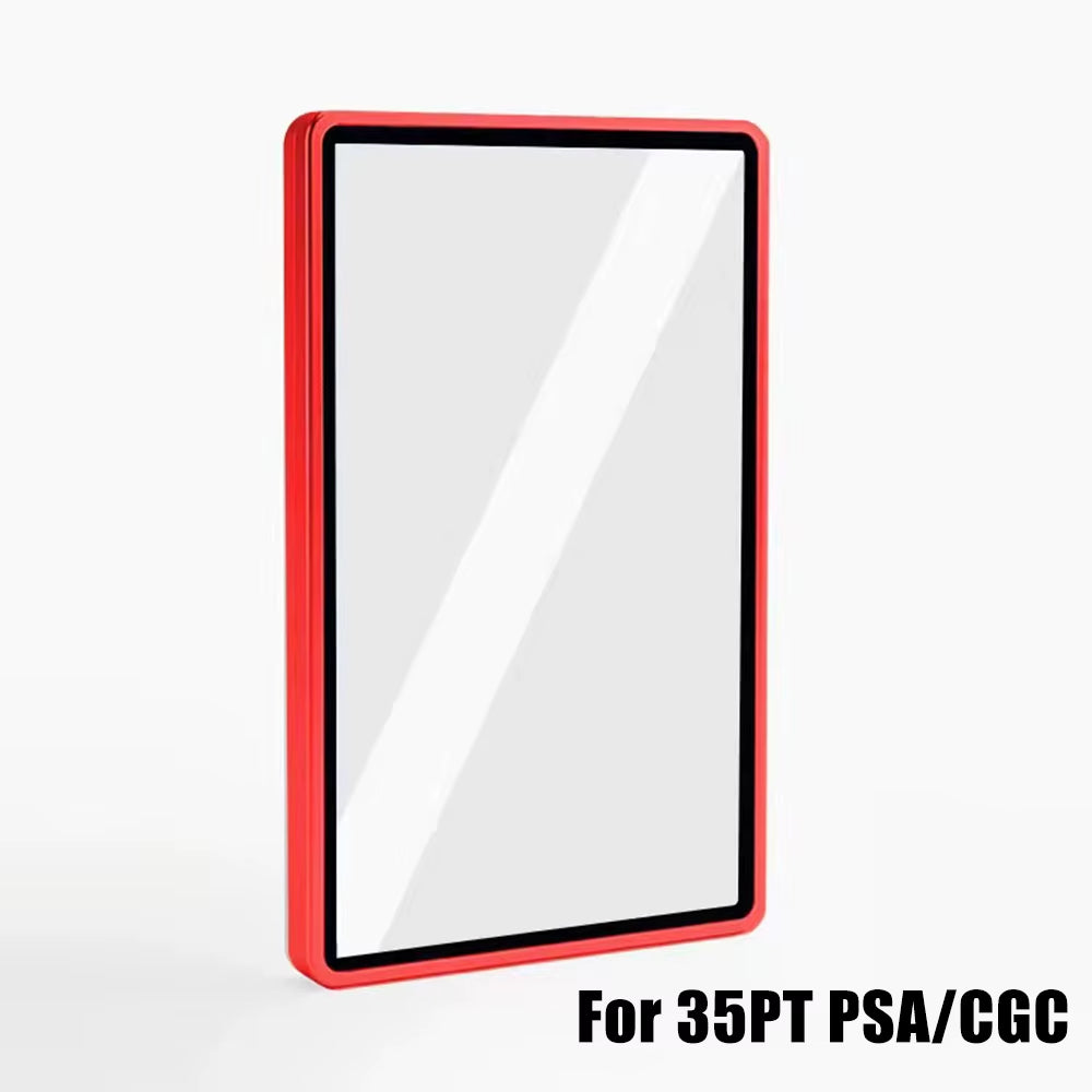 Multicolor Aluminum Alloy Graded Card Protect Cases for PSA CGC BGS Graded Cards, Scratch Resistant Trading Card Holder