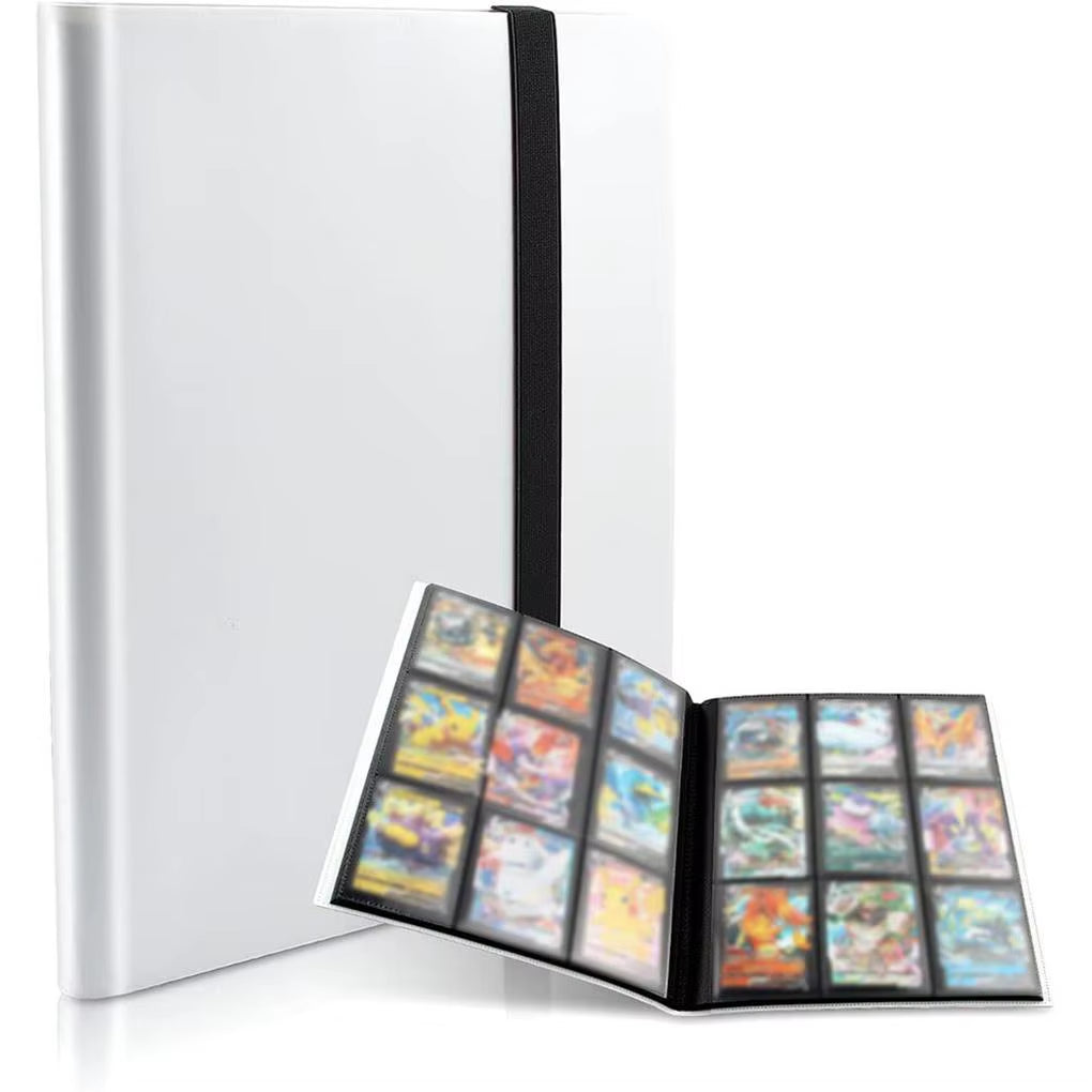 20 Pages Game Card Collective Book Basketball Football Baseball Cards Holder Storage Album Protector Accessory White