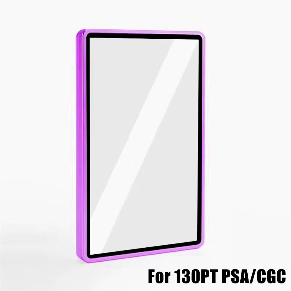 Multicolor Aluminum Alloy Graded Card Protect Cases for PSA CGC BGS Graded Cards, Scratch Resistant Trading Card Holder