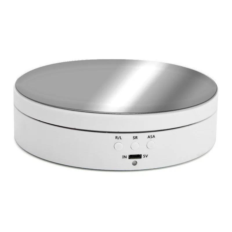 Motorised Rotating Mirror Display Stand,Three Speeds,Turntable,Rotating Holder,Usb Power Supply,Rotating Shooting