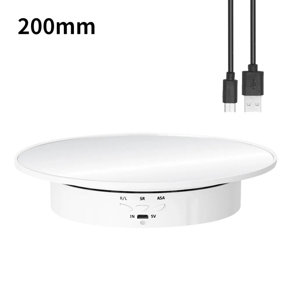 Motorised Rotating Mirror Display Stand,Three Speeds,Turntable,Rotating Holder,Usb Power Supply,Rotating Shooting