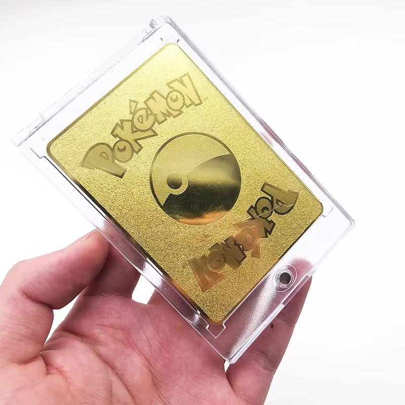 Pochettes pour cartes Pokémon, couverture magnétique transparente pour cartes VMAX