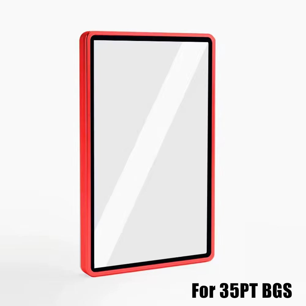 Multicolor Aluminum Alloy Graded Card Protect Cases for PSA CGC BGS Graded Cards, Scratch Resistant Trading Card Holder