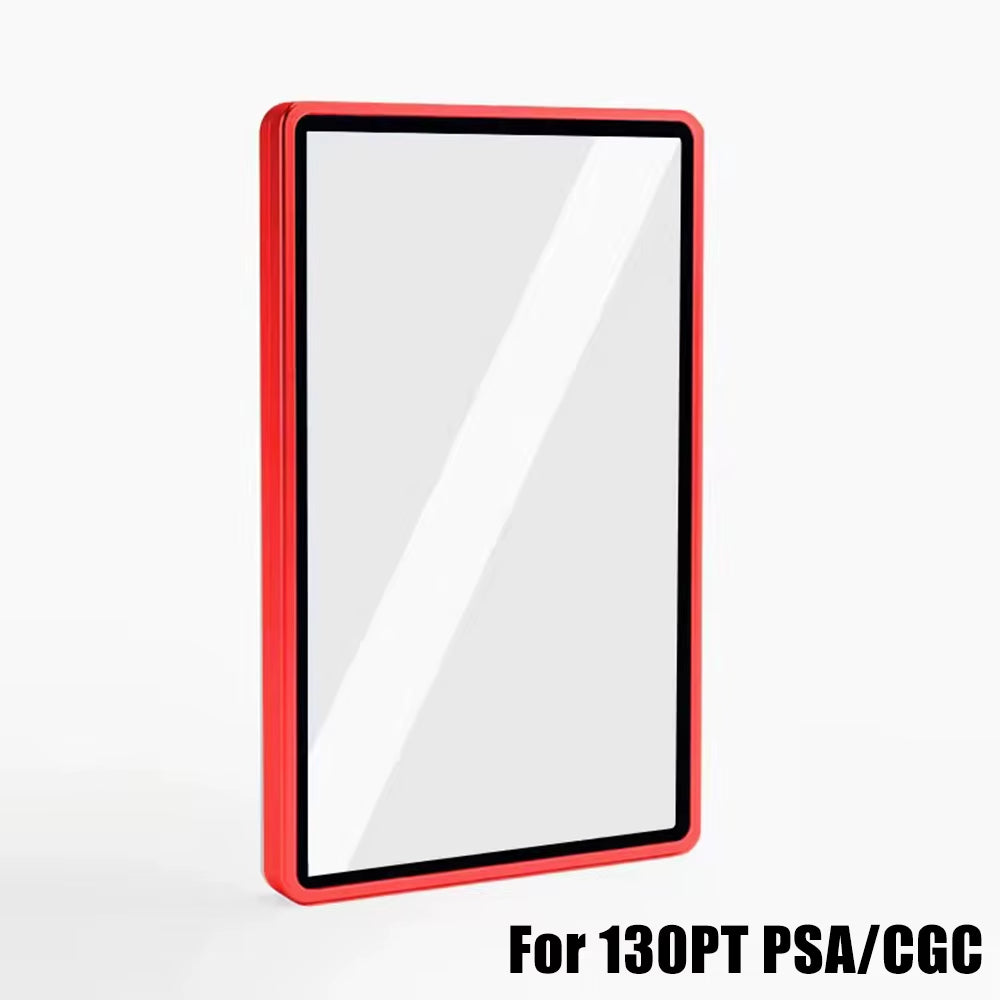 Multicolor Aluminum Alloy Graded Card Protect Cases for PSA CGC BGS Graded Cards, Scratch Resistant Trading Card Holder