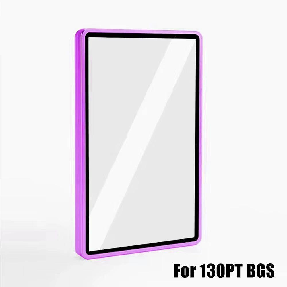 Multicolor Aluminum Alloy Graded Card Protect Cases for PSA CGC BGS Graded Cards, Scratch Resistant Trading Card Holder