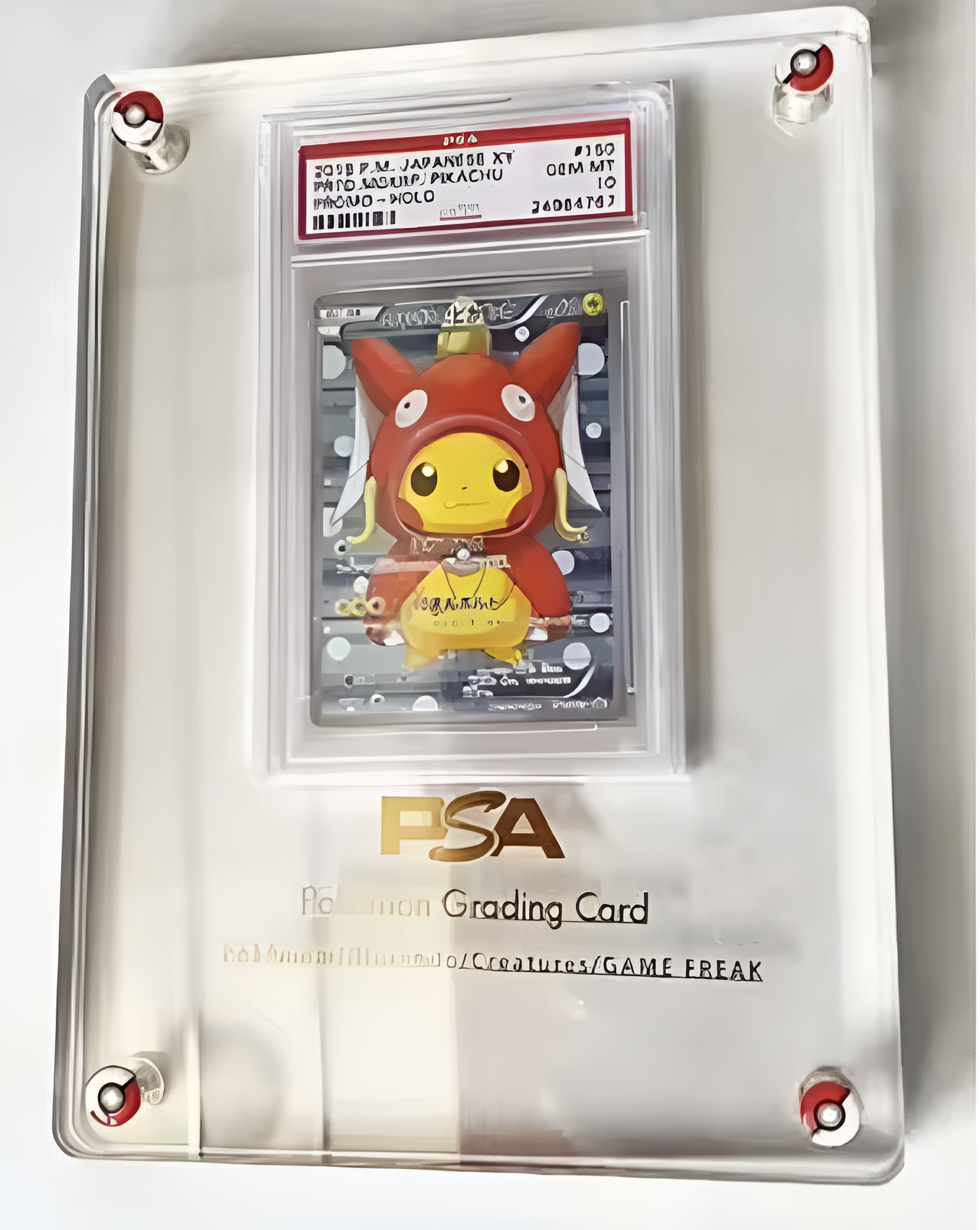 Support d’exposition en acrylique épaissi et transparent pour cartes PTCG, Pokémon, Yu-Gi-Oh, cartes gradées et cartes de sport