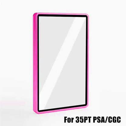 Multicolor Aluminum Alloy Graded Card Protect Cases for PSA CGC BGS Graded Cards, Scratch Resistant Trading Card Holder