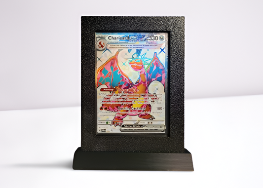 Support de présentation pour toploader - Disponible en plusieurs couleurs et en bois - Compatible avec les toploaders standards 35Pt.