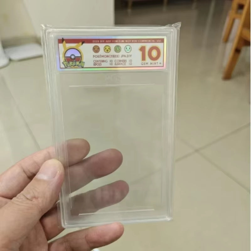 Pokemon WS DIY Label Plastic Card Brick Collector Card Protective Shell 63*88 Card Not Included Custom DIY Label