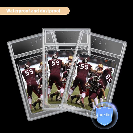 5PCS PSA Frosted Frame and Transparent Type Storage Anti-Uv Card Brick for Collector-Grade Protection for Card Slabs