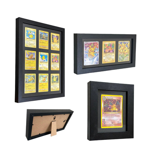 Trading Card Display Frame Wall Mountable PSA CGC Ace Pokemon Card Topps Sports UK