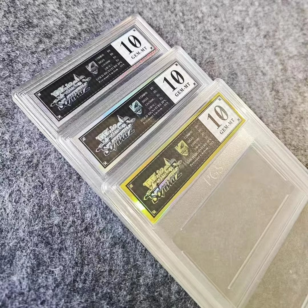 Pokemon WS DIY Label Plastic Card Brick Collector Card Protective Shell 63*88 Card Not Included Custom DIY Label