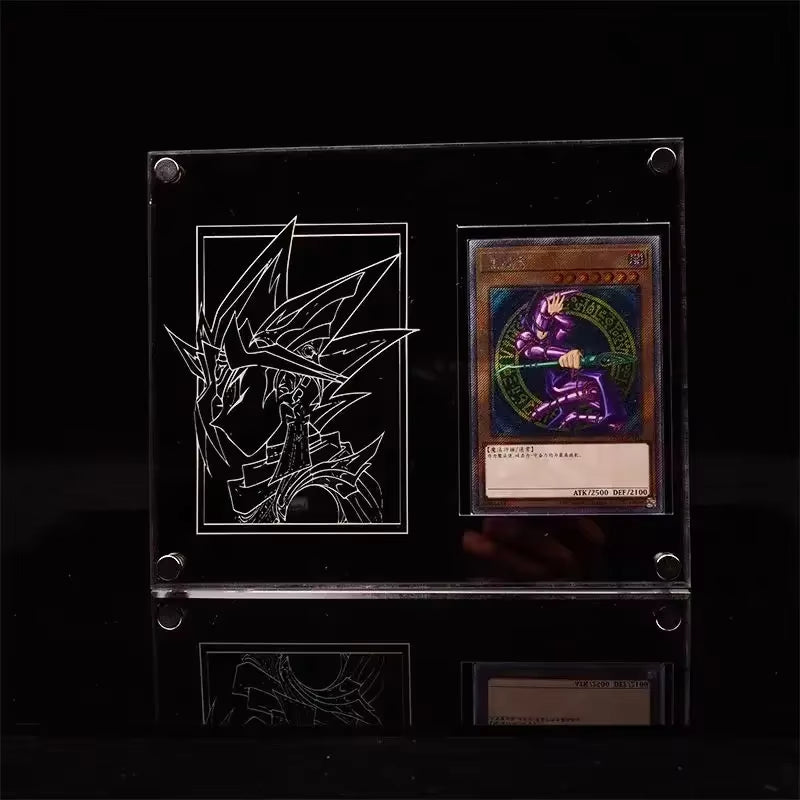 Yu-Gi-Oh Pokemon Card Brick Eeveelution White Dragon Sports Trading Card High Transparent Thickened Acrylic Display Stand Nocard